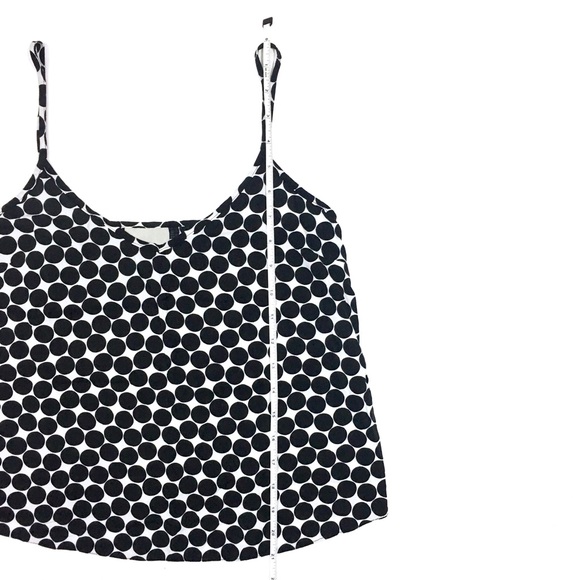 ASOS Black White Polkadot Camisole Tank Top - Picture 3 of 7
